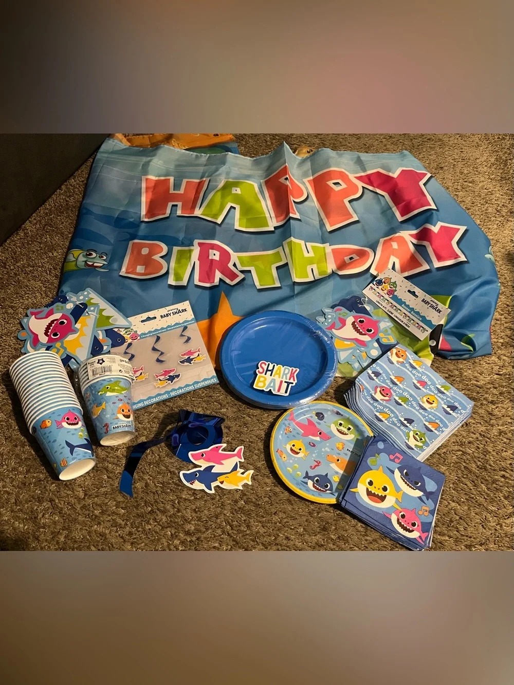 Baby Shark Party decor lot